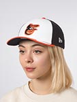 Бейсболка NEW ERA арт. 60646785 Baltimore Orioles MLB (оранжевый / белый)